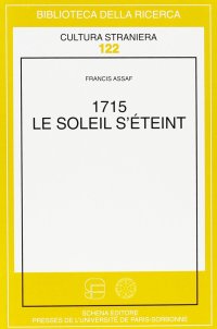 Immagine copertina libro 1715. Le soleil s'éteint