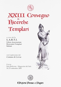 Immagine copertina libro Atti del 33° Convegno di ricerche templari (2015)