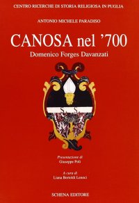 Immagine copertina libro Canosa nel '700. Domenico Forges Davanzati