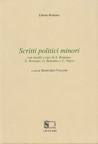Immagine copertina libro Scritti politici minori