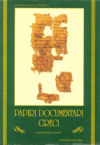 Immagine copertina libro Papiri documentari greci