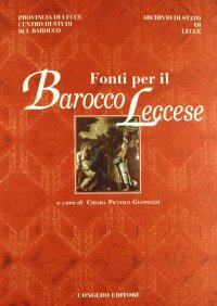 Immagine copertina libro Fonti per il barocco leccese