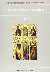 Immagine copertina libro Bollettino storico di Terra d'Otranto. Vol. 3