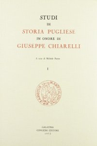 Immagine copertina libro Studi di storia pugliese in onore di Giuseppe Chiarelli