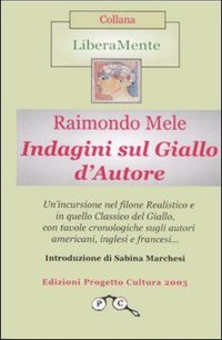 Immagine copertina libro Indagini sul giallo d'autore