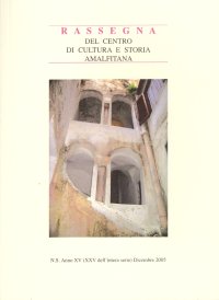 Immagine copertina libro Rassegna del Centro di Cultura e Storia Amalfitana. 30. 2005