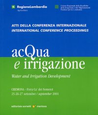 Immagine copertina libro Acqua e irrigazione. Water and Irrigation Development