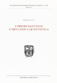 Immagine copertina libro A priori kantiano e meccanica quantistica