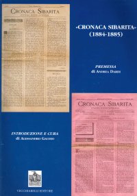 Immagine copertina libro «Cronaca sibarita» (1884-1885)