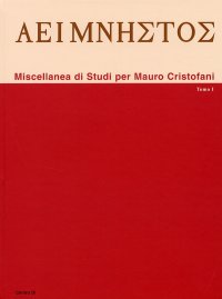 Immagine copertina libro Aeimnestos. Miscellanea di studi per Mauro Cristofani