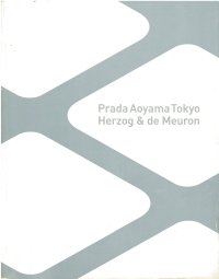 Immagine copertina libro Prada Aoyama Tokyo. Herzog & de Meuron