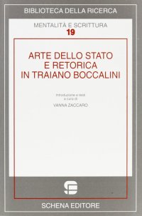 Immagine copertina libro Arte dello Stato e retorica in Traiano Boccalini