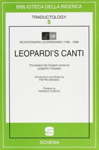 Immagine copertina libro Leopardi's Canti