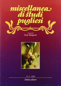 Immagine copertina libro Miscellanea di studi pugliesi. Vol. 2