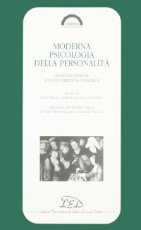 Immagine copertina libro Moderna psicologia della personalità. Rassegne critiche e nuove direzioni di ricerca