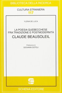 Immagine copertina libro La poesia quebecchese tra tradizione e postmodernità