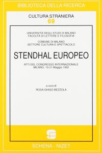 Immagine copertina libro Stendhal europeo