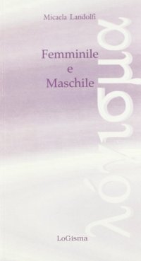 Immagine copertina libro Femminile e maschile