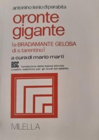 Immagine copertina libro Oronte gigante e Bradamante gelosa di S. Tarentino