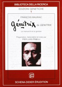Immagine copertina libro Genitrix de genitrix. Le manuscript et sa genèse