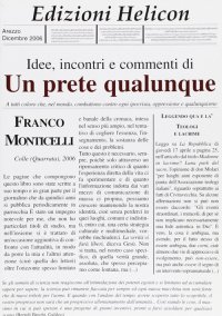 Immagine copertina libro Un prete, qualunque