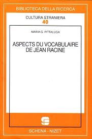 Immagine copertina libro Aspects du vocabulaire de Jean Racine