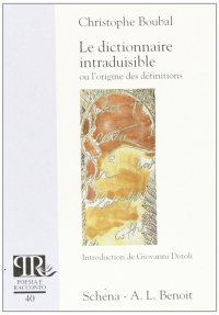 Immagine copertina libro Le dictionnaire intraduisible au l'origine des définitions