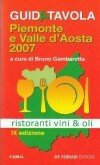 Immagine copertina libro Guidatavola 2007. In Piemonte e Valle d'Aosta