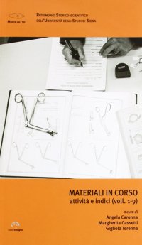 Immagine copertina libro Materiali in corso. Attività e indici