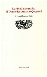 Immagine copertina libro L'attività tipografica di Domenico Antonio Quercetti