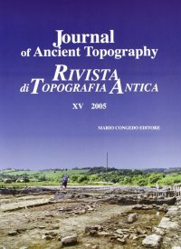 Immagine copertina libro Journal of ancient topography-Rivista di topografia antica. Ediz. bilingue. Vol. 15