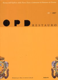 Immagine copertina libro OPD Restauro. 19. 2007. Rivista dell'Opificio delle Pietre Dure e Laboratori di Restauro a Firenze