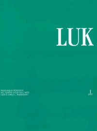 Immagine copertina libro LUK. Studi e attività della Fondazione Ragghianti. N. 5. 1, 1997