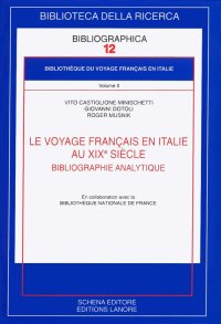 Immagine copertina libro Le voyage français en Italie au XIX sielle. Bibliographie analytique