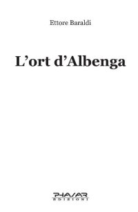 Immagine copertina libro L'ort d'Albenga