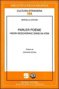 Immagine copertina libro Parler poème. Henri Meschonnic dans sa voix