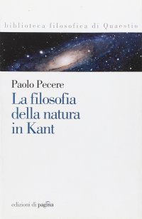 Immagine copertina libro La filosofia della natura in Kant