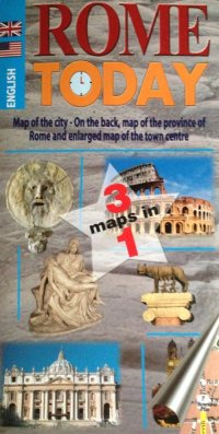 Immagine copertina libro Pianta «Rome today». Ediz. inglese