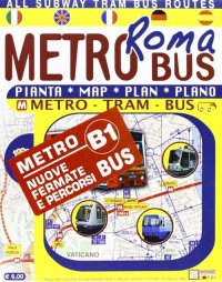 Immagine copertina libro Pianta Roma «metrobus». Q