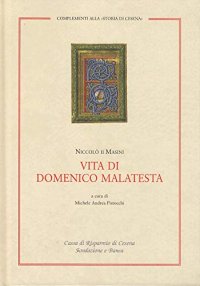 Immagine copertina libro Vita di Domenico Malatesta I. Le fonti