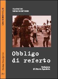 Immagine copertina libro Obbligo di referto