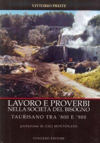 Immagine copertina libro Lavoro e proverbi nella società del bisogno. Taurisano tra '800 e '900