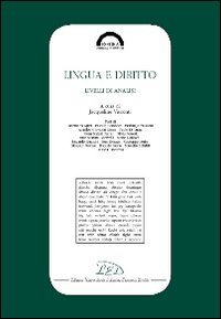 Immagine copertina libro Lingua e diritto. Livelli di analisi