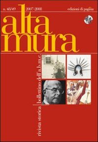 Immagine copertina libro Altamura (2007-2008) vol. 48-49