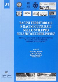 Immagine copertina libro Bacini territoriali e bacini culturali nello sviluppo delle piccole e medie imprese. Modelli ed esperienze interdisciplinari per lo sviluppo sostenibile dei paesi