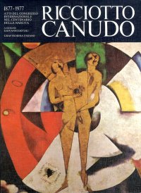 Immagine copertina libro Ricciotto Canudo. 1877-1977