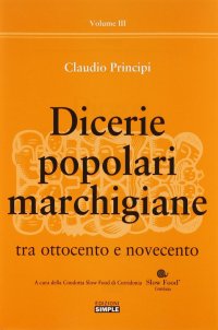 Immagine copertina libro Dicerie popolari marchigiane tra Ottocento e Novecento