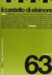 Immagine copertina libro Il castello di Elsinore (2011). Vol. 63