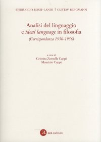 Immagine copertina libro Analisi del linguaggio e ideal language in filosofia. Corrispondenza 1950-1956