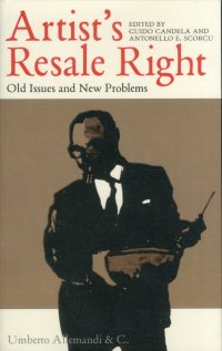 Immagine copertina libro Artist's Resale Right. Old Issues and New Problems